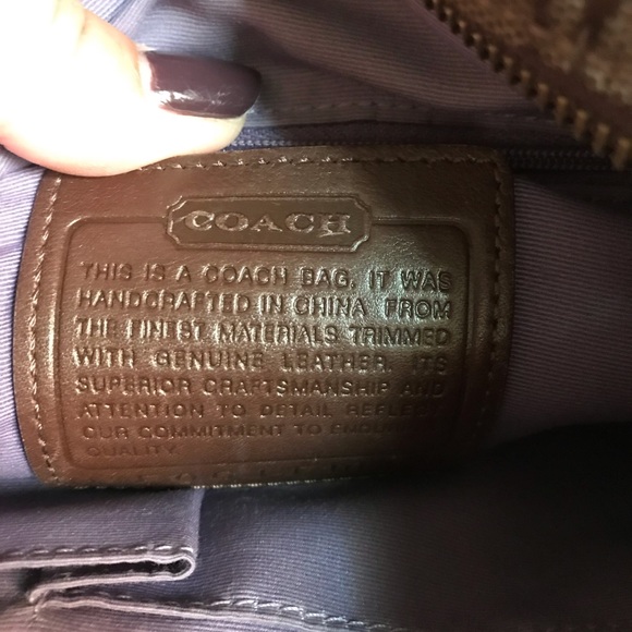 Brown coach purse very clean - Picture 2 of 3